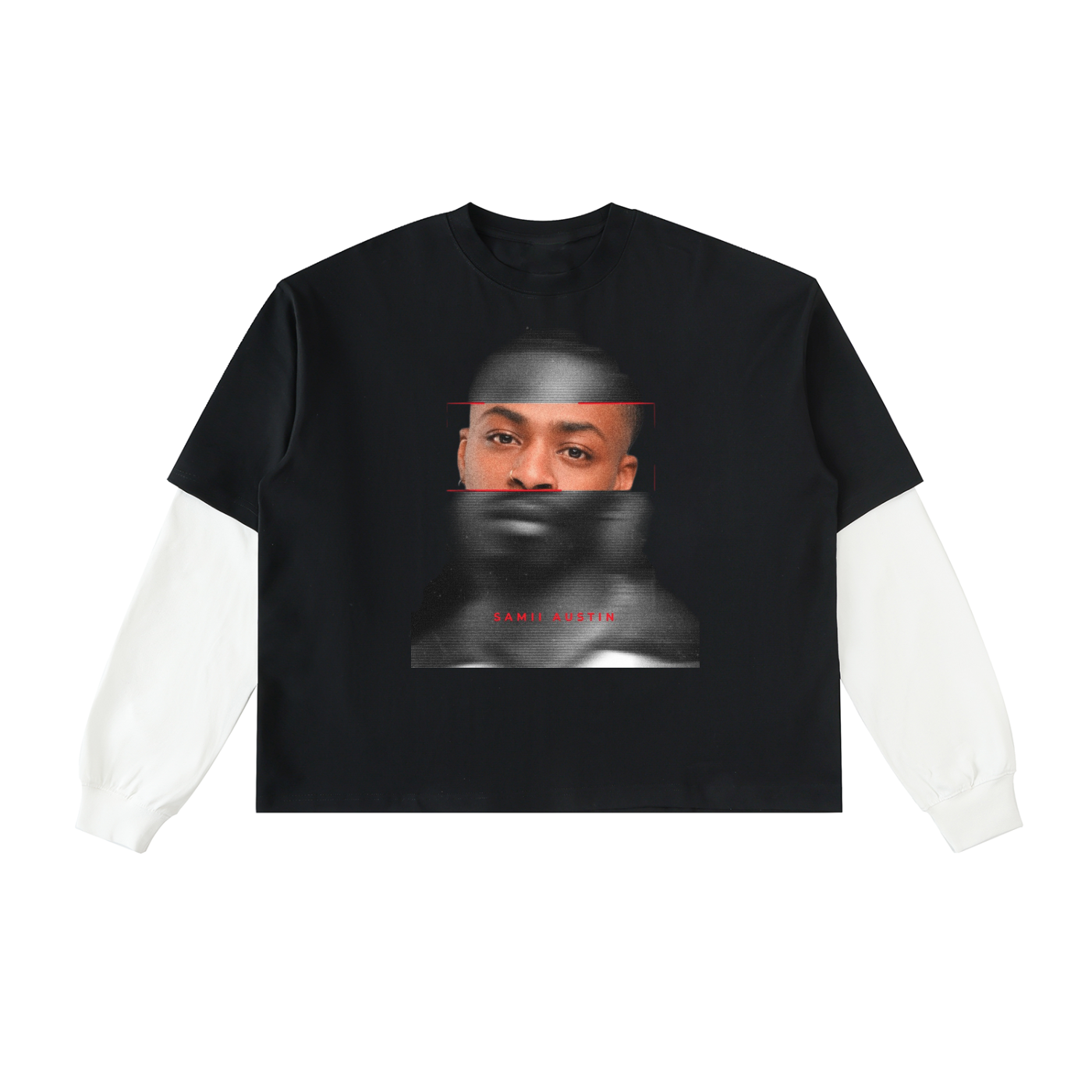 Focus Contrast Sleeve Tee