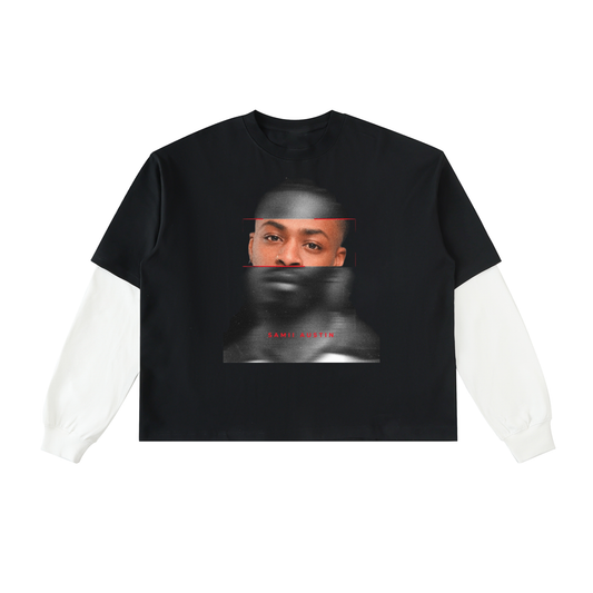 Focus Contrast Sleeve Tee